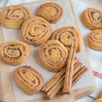 Leckere Zimtschnecken-Plätzchen
